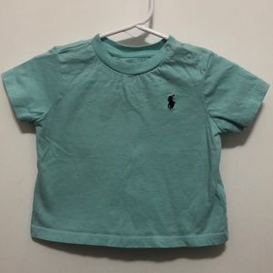 RALPH LAUREN baby boy blue shirt